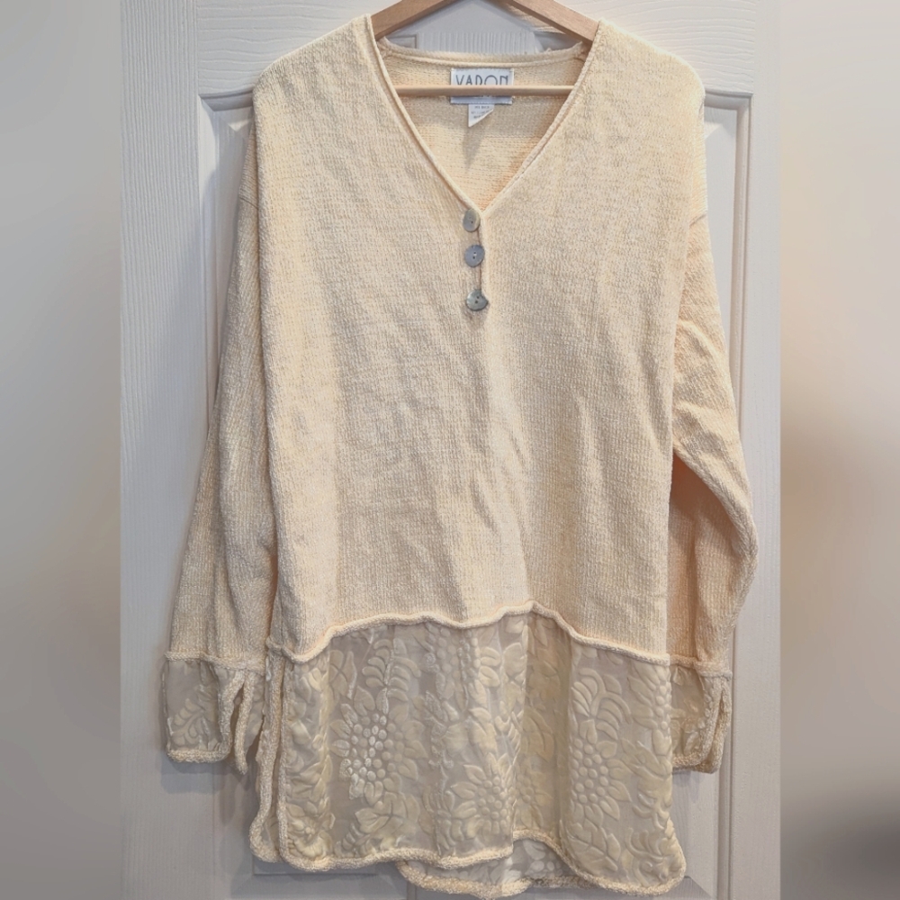 Varon 100% Chenille Vintage Top Size 2